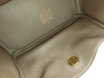Hermes Etoupe Lindy 26 (GHW)