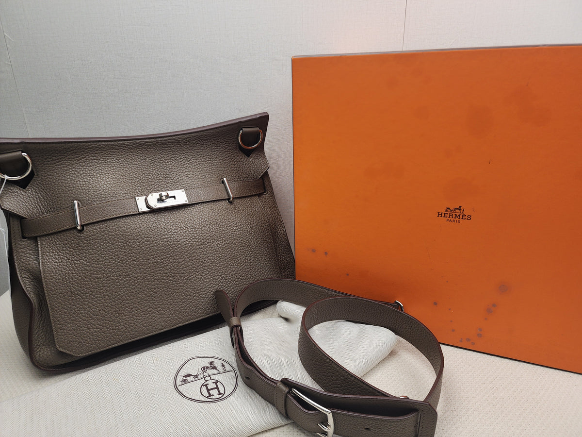 Hermes Etoupe Jypsiere 34 (PHW)