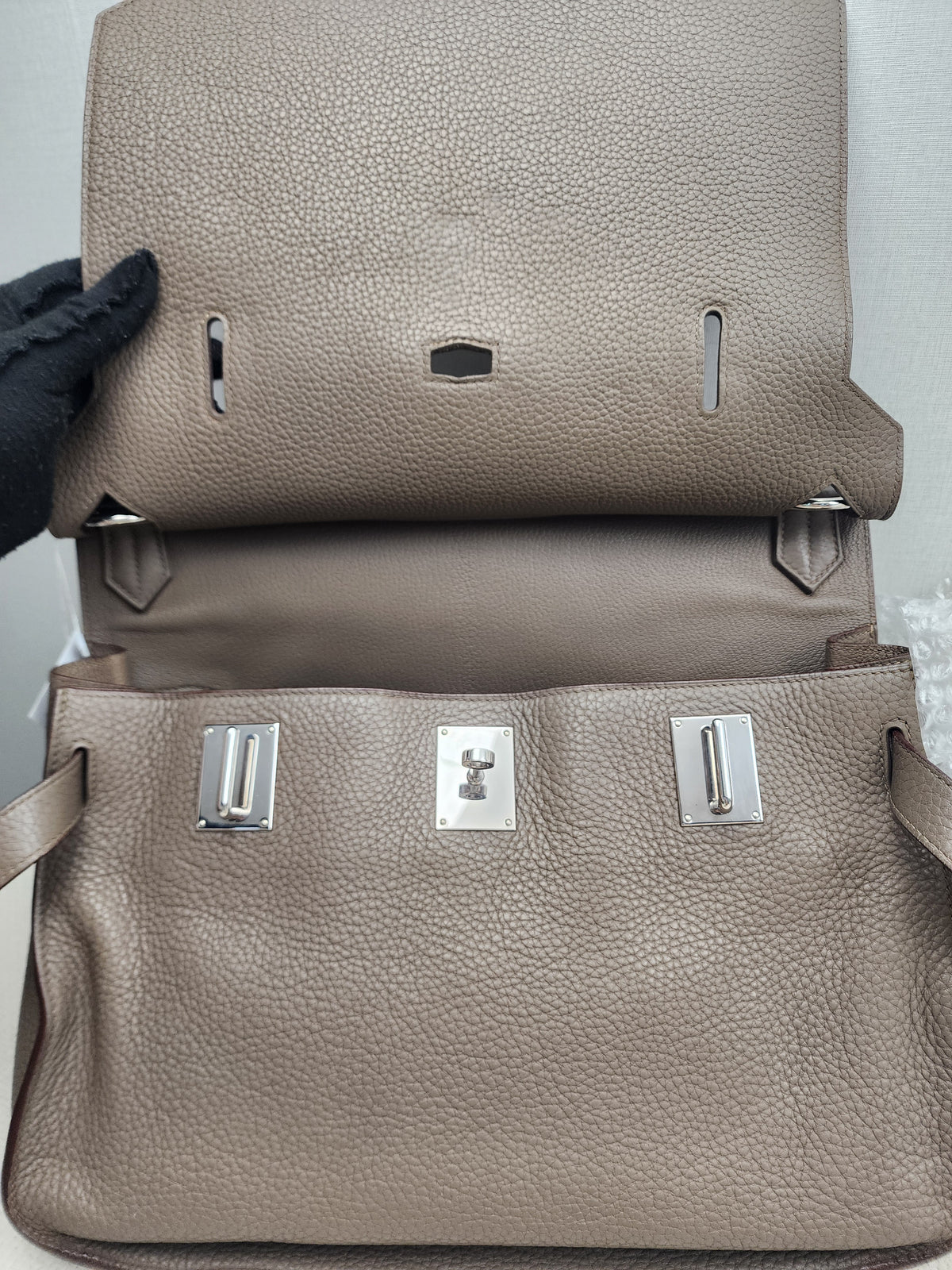 Hermes Etoupe Jypsiere 34 (PHW)