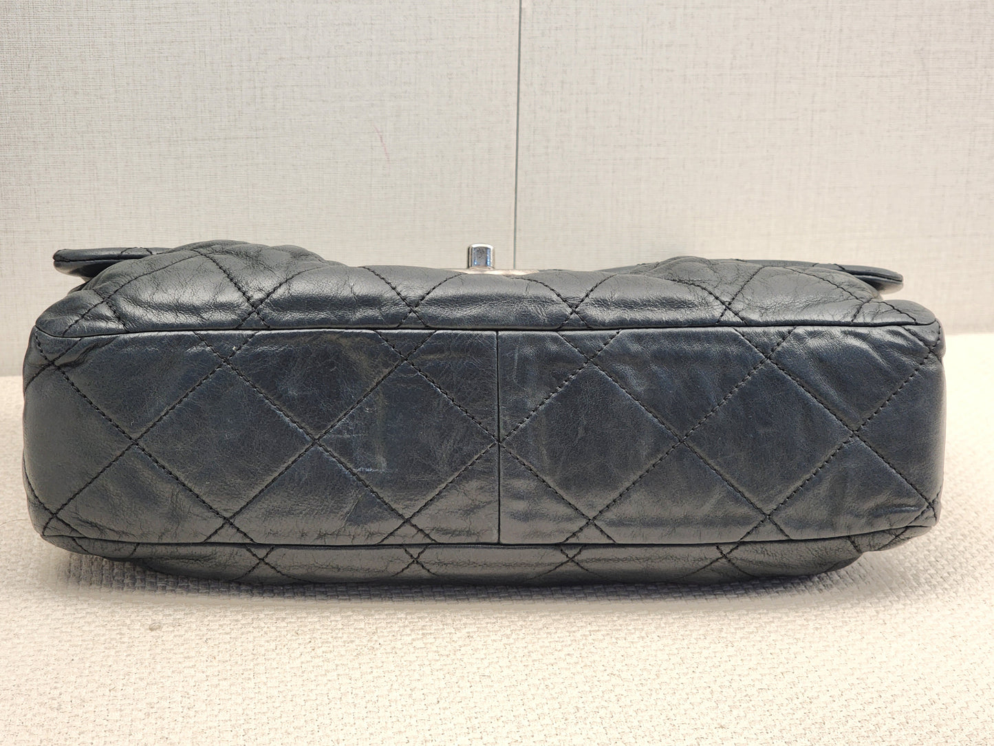 Chanel Black Iridescent Calfskin Coco Pleats Dlap (RHW)
