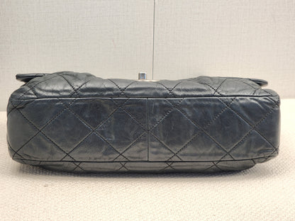 Chanel Black Iridescent Calfskin Coco Pleats Dlap (RHW)