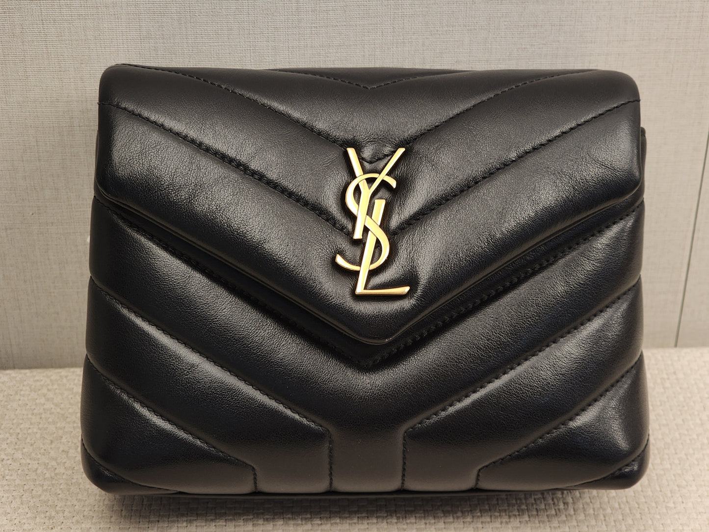 YSL Black Calfskin Toy Lou Lou (GHW)
