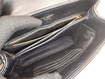YSL Black Calfskin Toy Lou Lou (GHW)