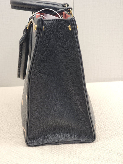 LV Black Monogram Empreinte On The Go PM
