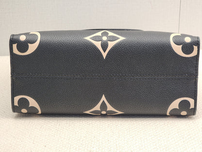LV Black Monogram Empreinte On The Go PM