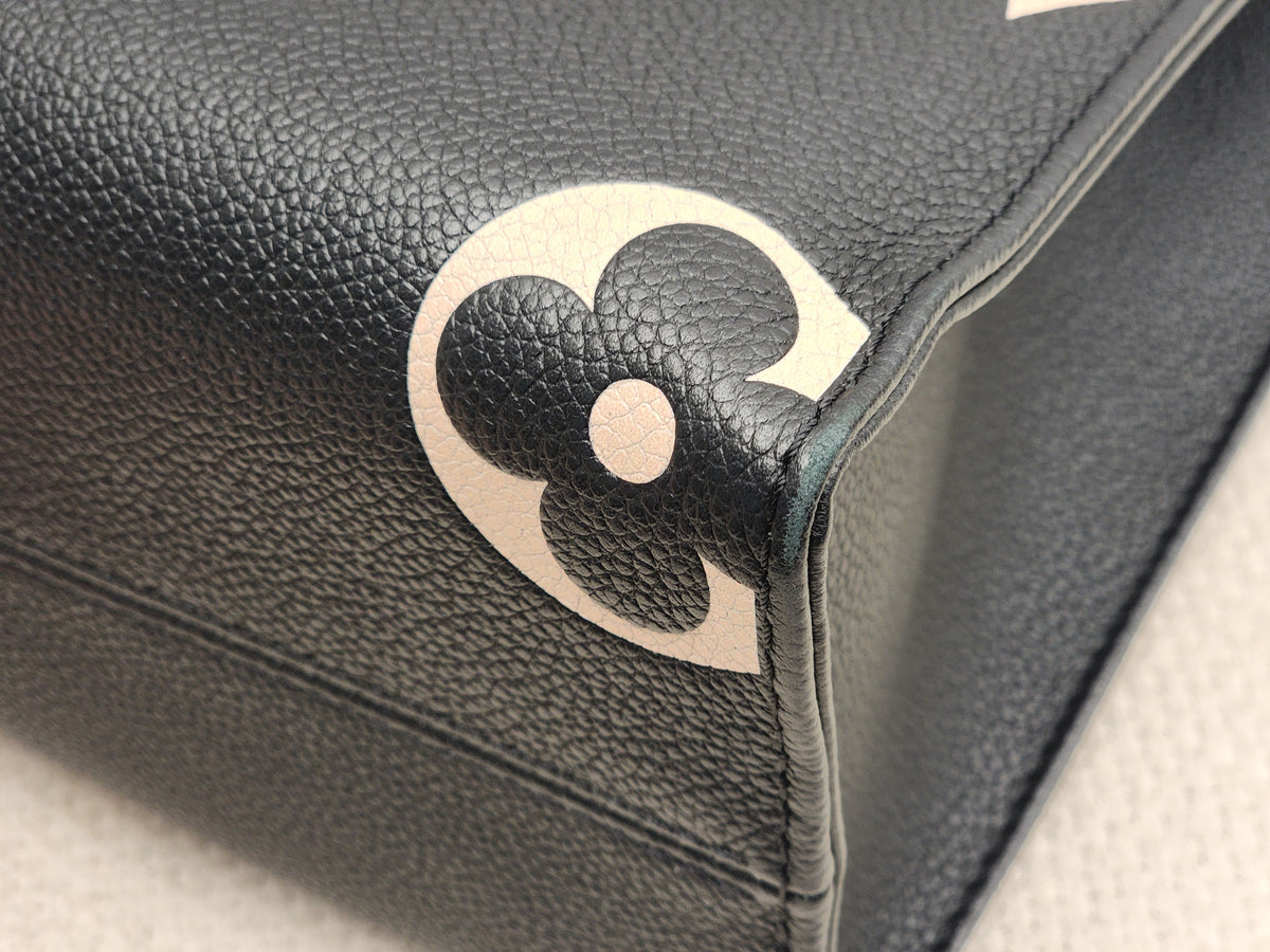 LV Black Monogram Empreinte On The Go PM