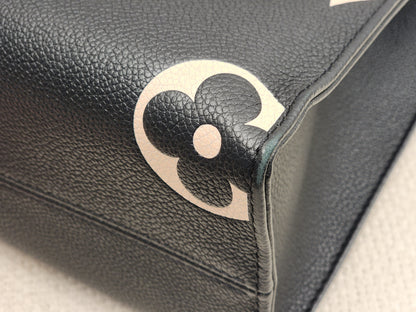 LV Black Monogram Empreinte On The Go PM