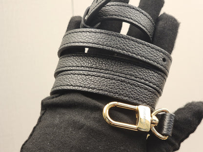 LV Black Monogram Empreinte On The Go PM
