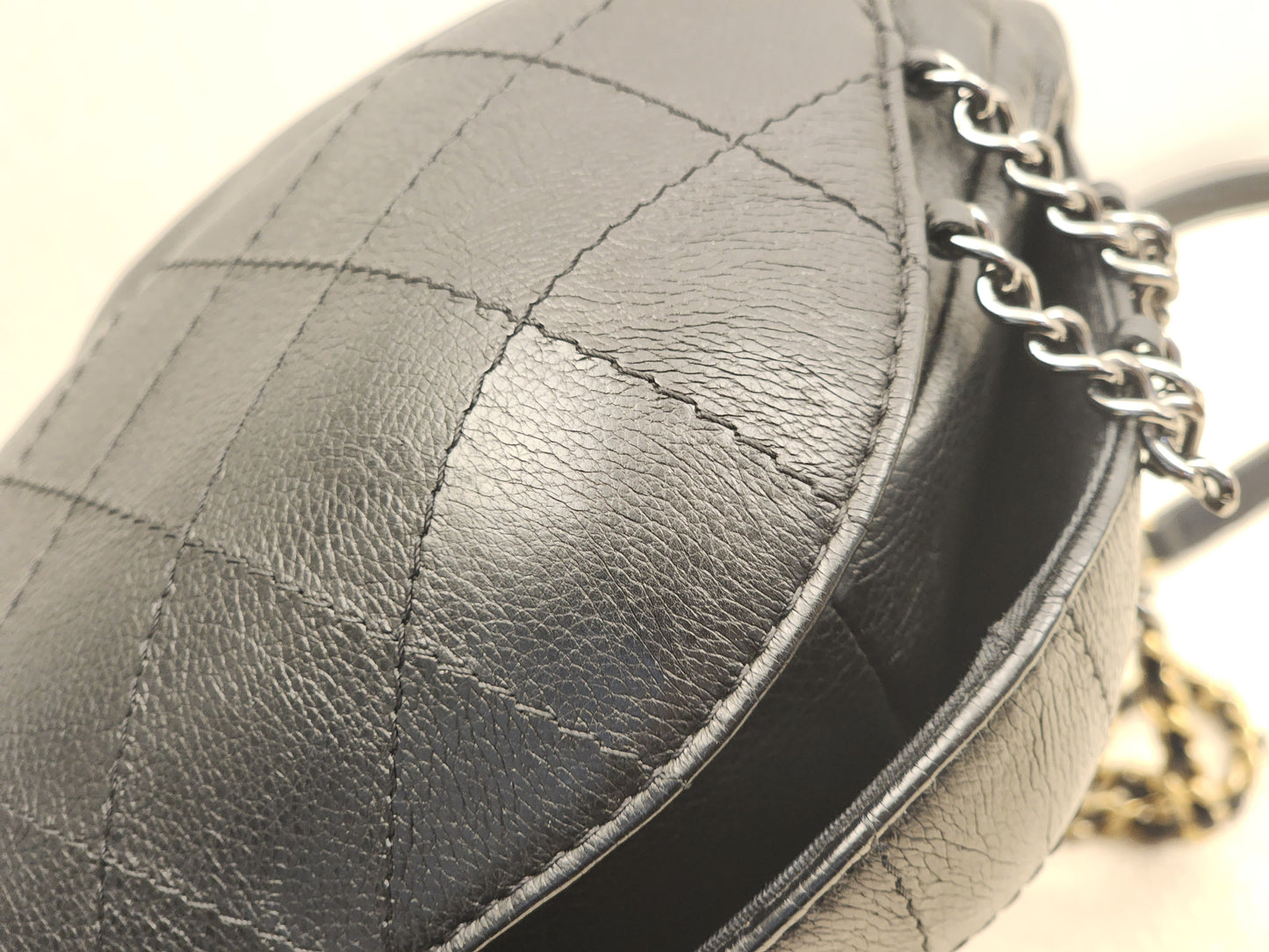 Chanel Black Calfskin Small Gabrielle Bucket Bag