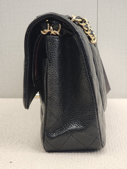 Chanel Black Caviar Medium CF (GHW)