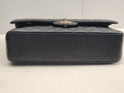 Chanel Black Caviar Medium CF (GHW)