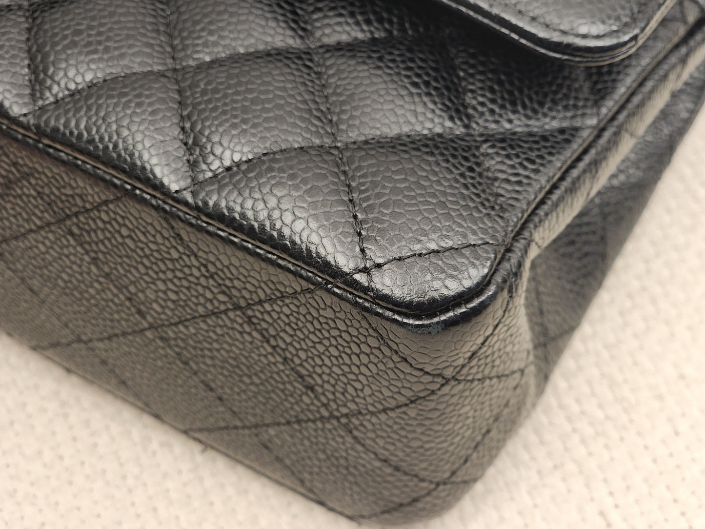 Chanel Black Caviar Medium CF (GHW)