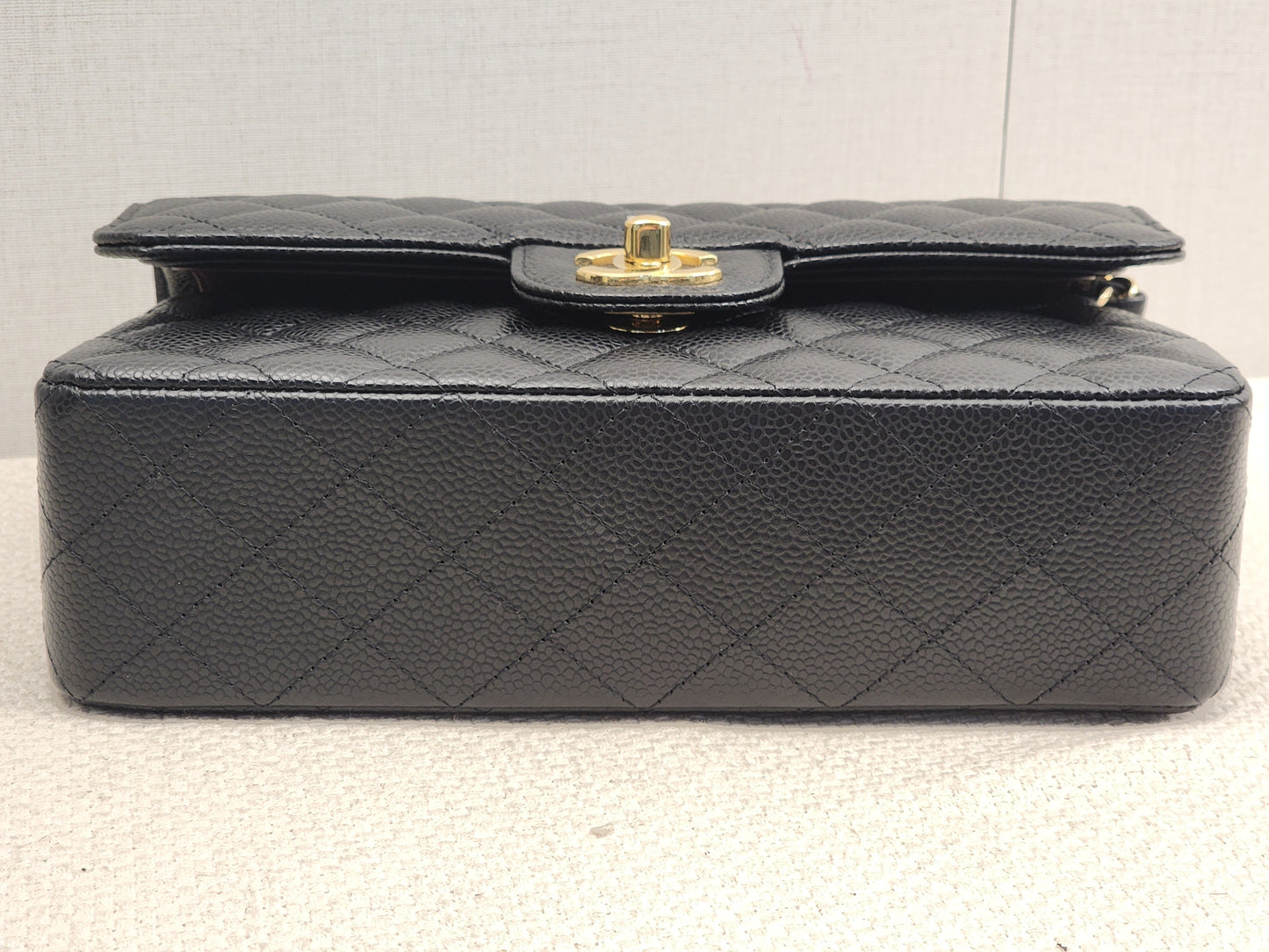 Chanel Black Caviar Small CF (GHW)