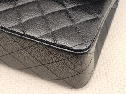 Chanel Black Caviar Small CF (GHW)