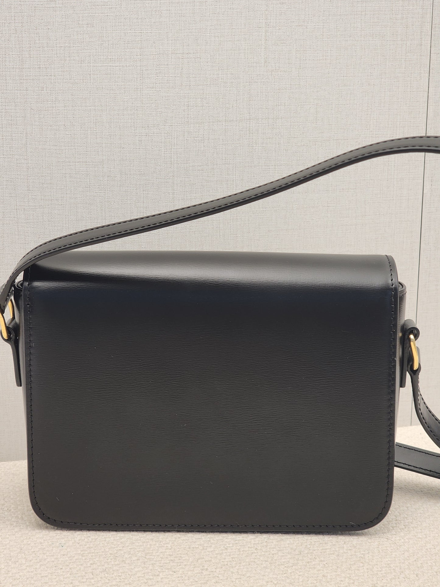 Celine Black Calfskin Teen Triomphe (GHW)
