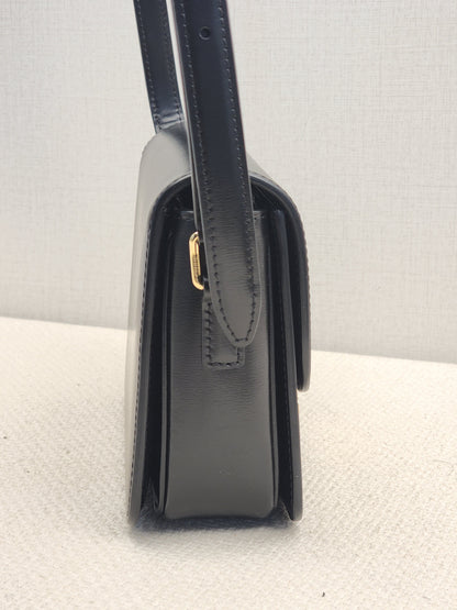 Celine Black Calfskin Teen Triomphe (GHW)