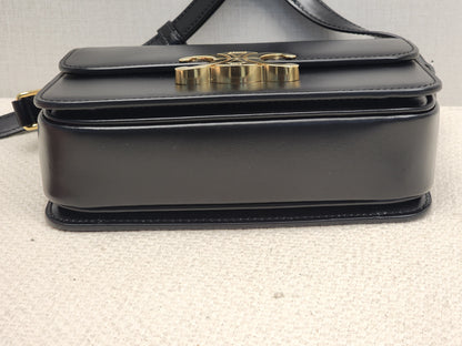 Celine Black Calfskin Teen Triomphe (GHW)