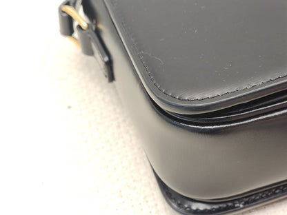 Celine Black Calfskin Teen Triomphe (GHW)