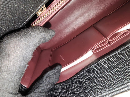Chanel Black Caviar Medium Coco Handle (LGHW)