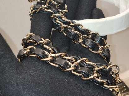 Chanel Black Caviar Medium Coco Handle (LGHW)
