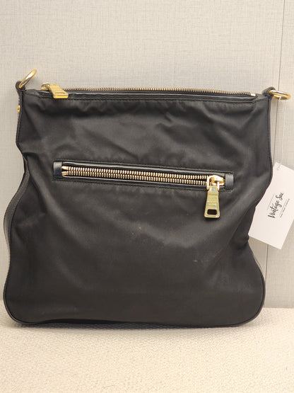 Prada Black Nylon Tessuto Messenger Bag