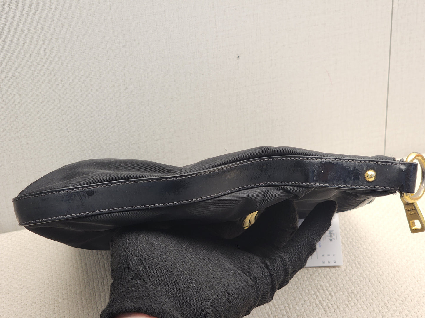 Prada Black Nylon Tessuto Messenger Bag