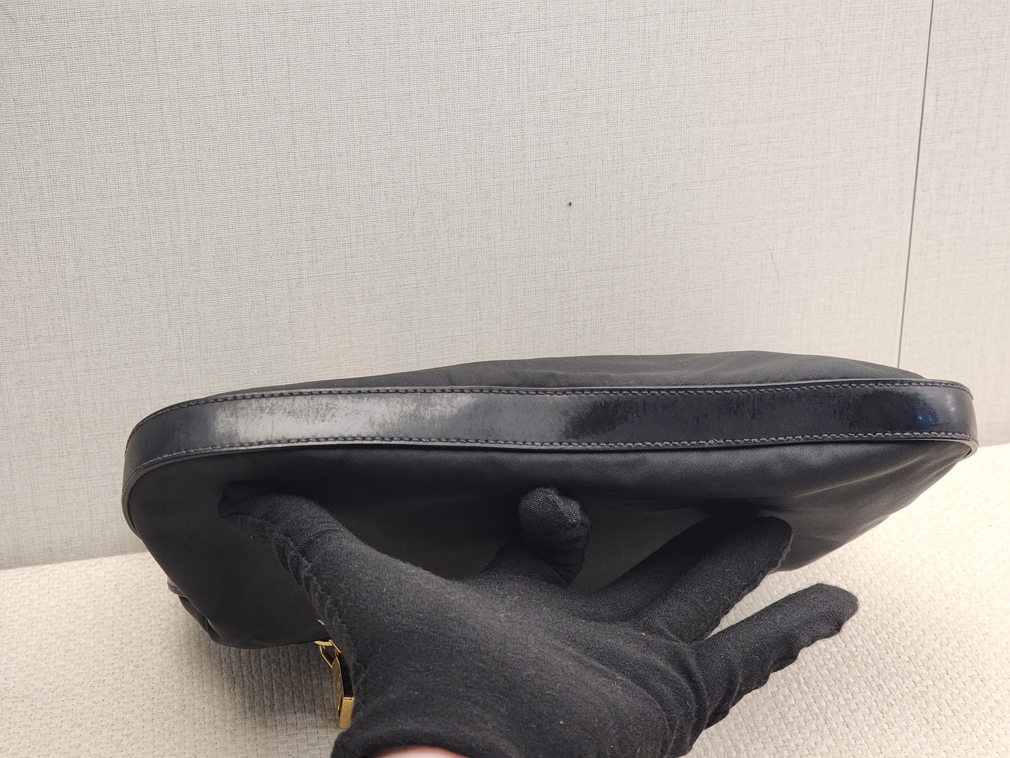 Prada Black Nylon Tessuto Messenger Bag