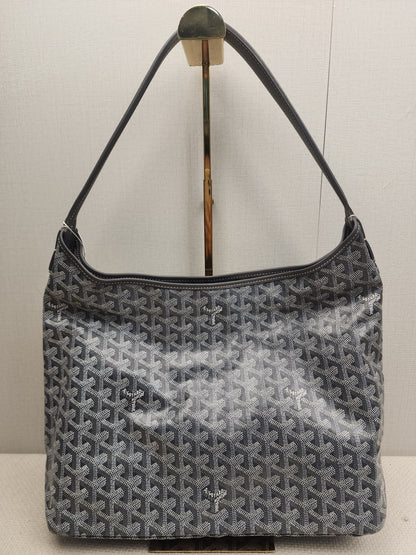 Goyard Grey Boheme Hobo