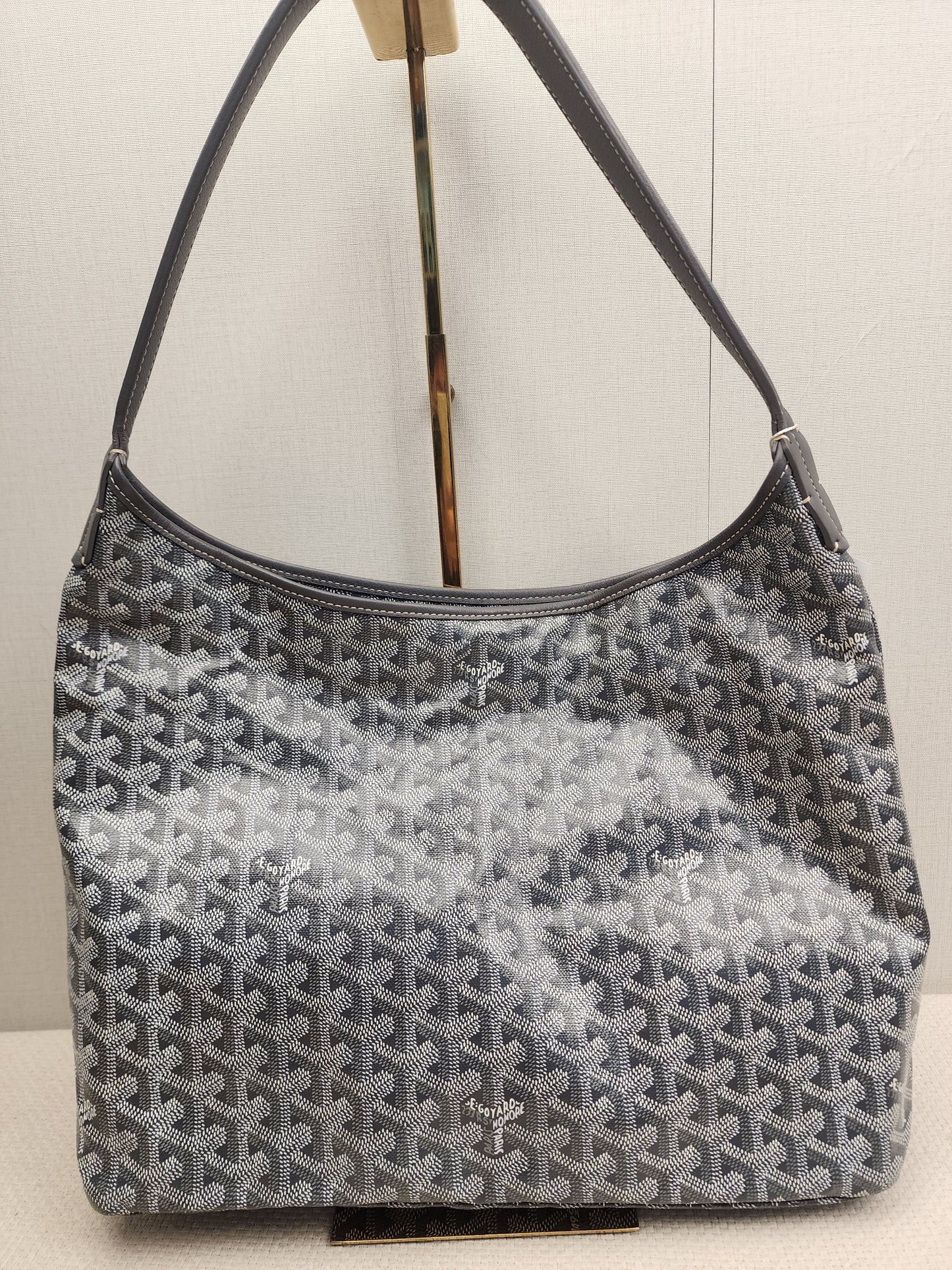 Goyard Grey Boheme Hobo