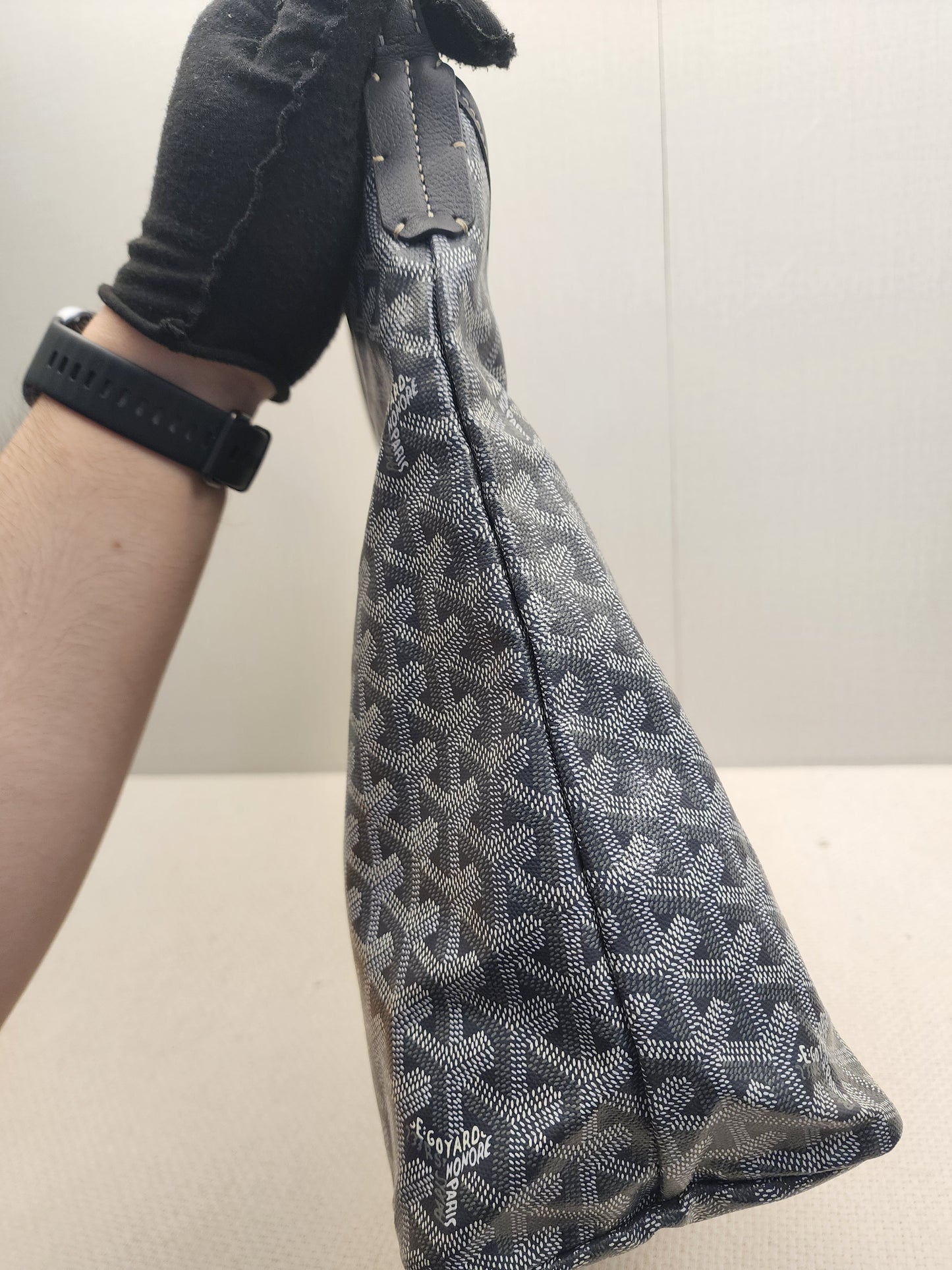 Goyard Grey Boheme Hobo
