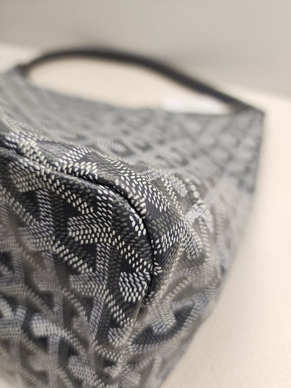 Goyard Grey Boheme Hobo