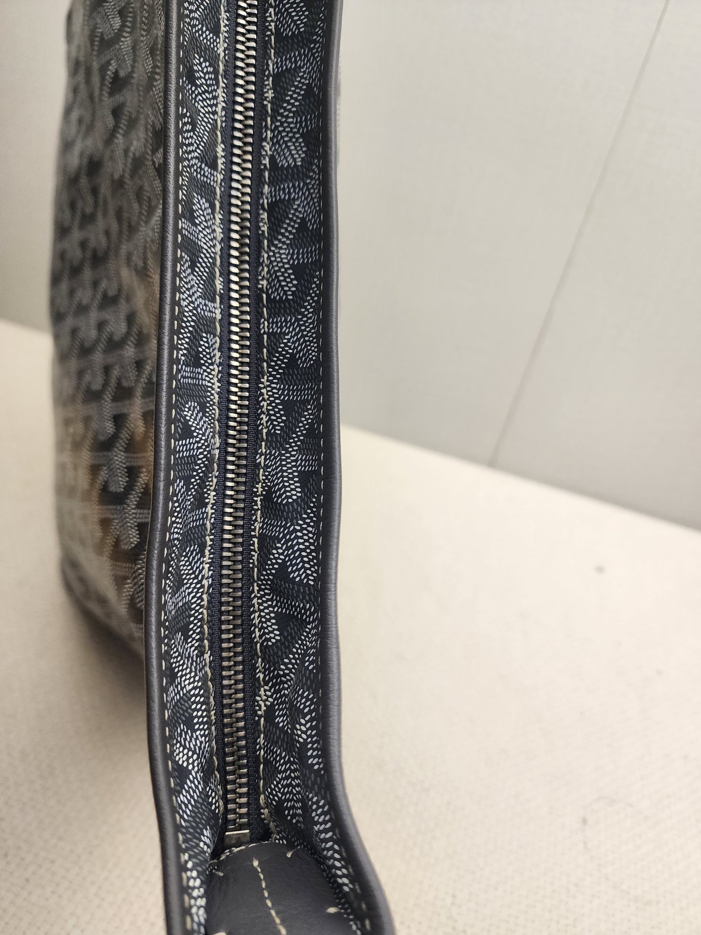 Goyard Grey Boheme Hobo