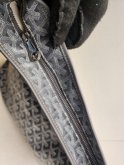 Goyard Grey Boheme Hobo