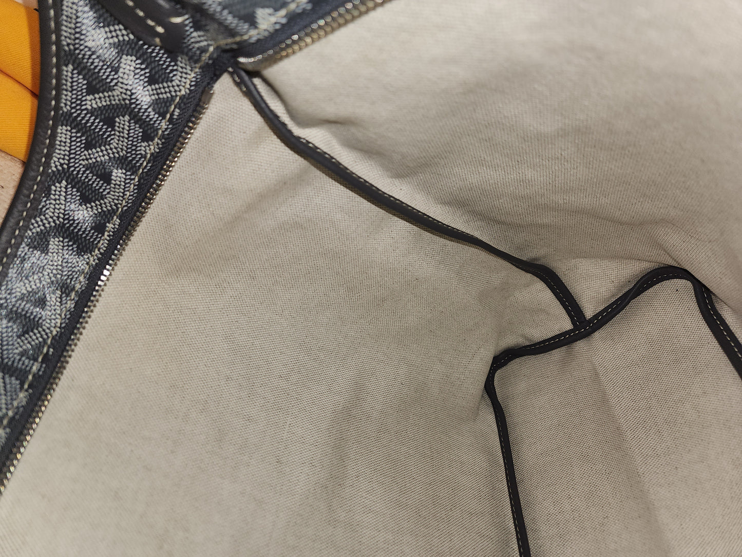 Goyard Grey Boheme Hobo