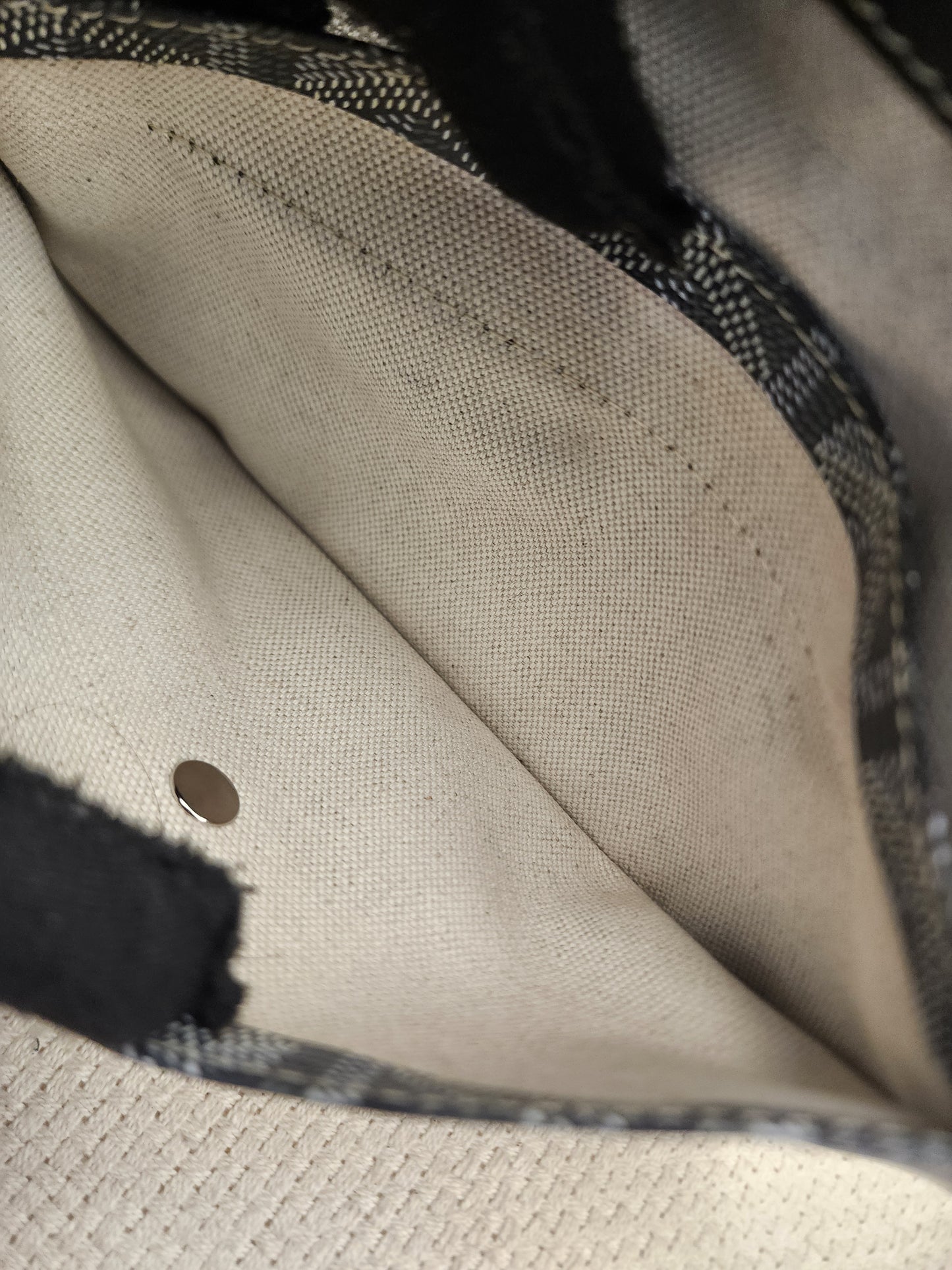 Goyard Grey Boheme Hobo