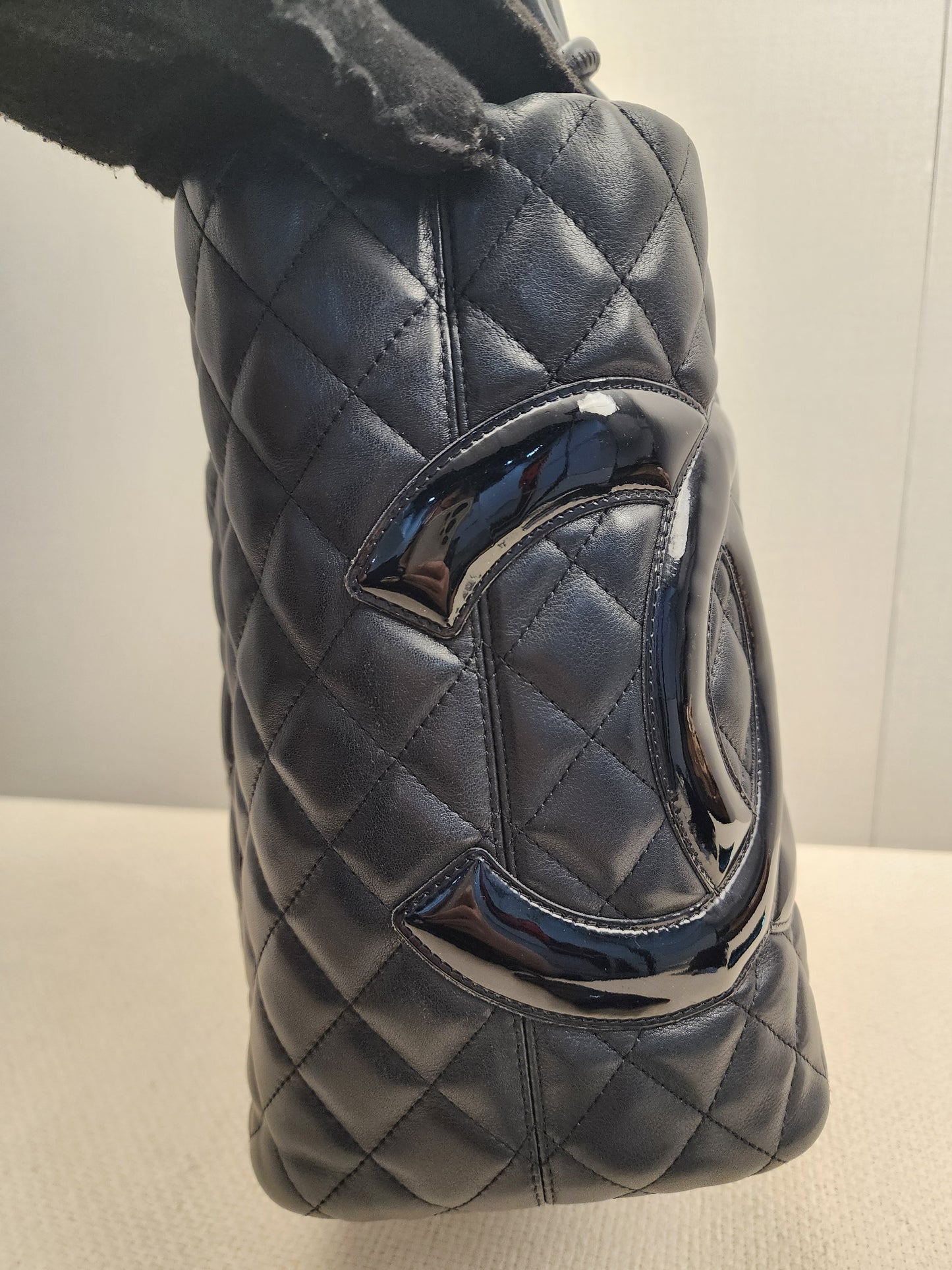 Chanel Black Calfskin Cambon Shopper Tote (SHW)