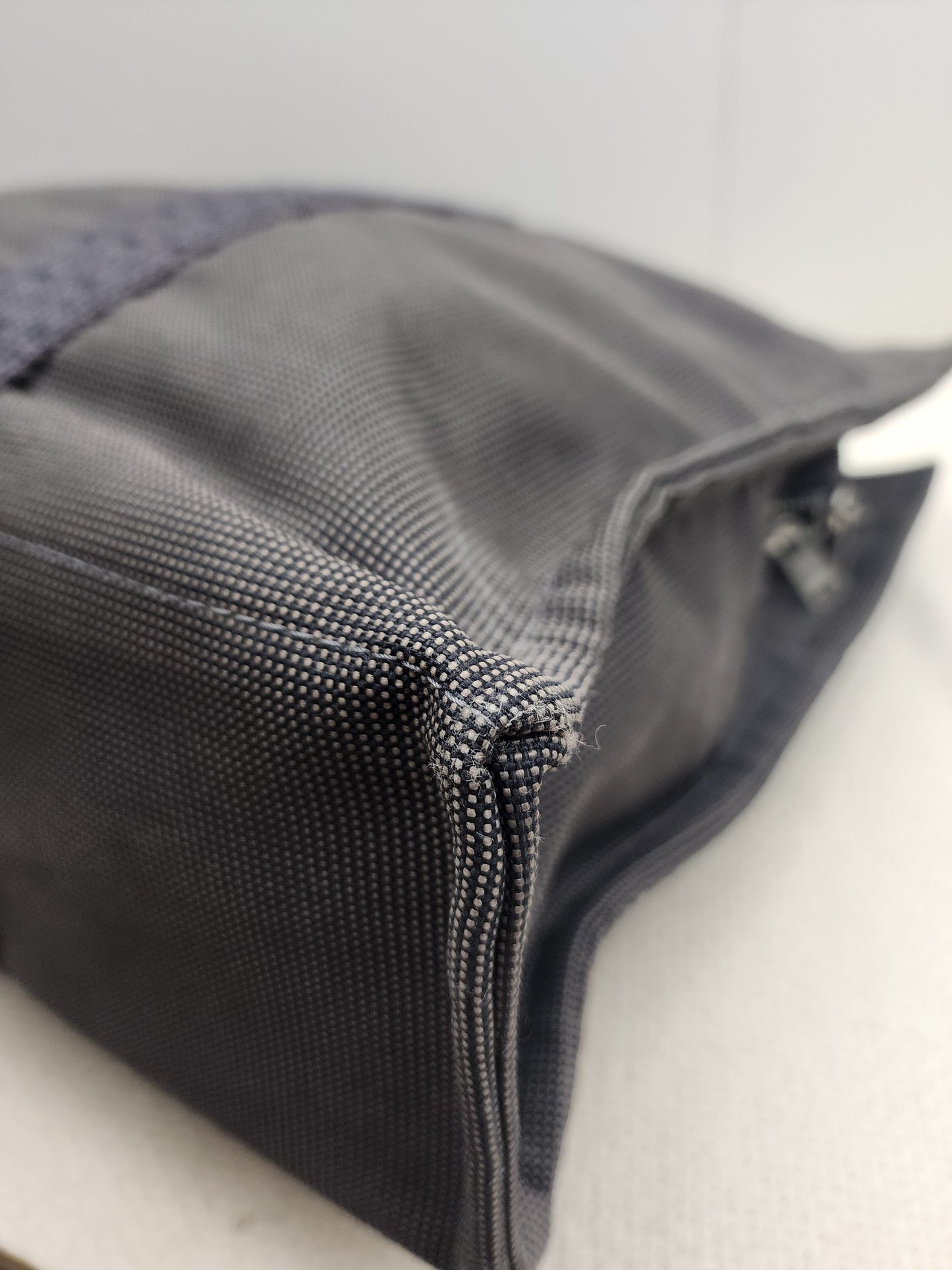 Hermes Black Canvas Herline MM Tote