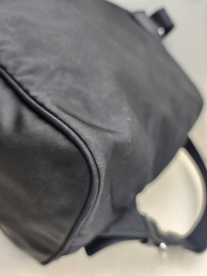 Prada Black Renylon Multi Pockets Backpack