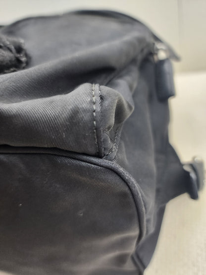 Prada Black Renylon Multi Pockets Backpack