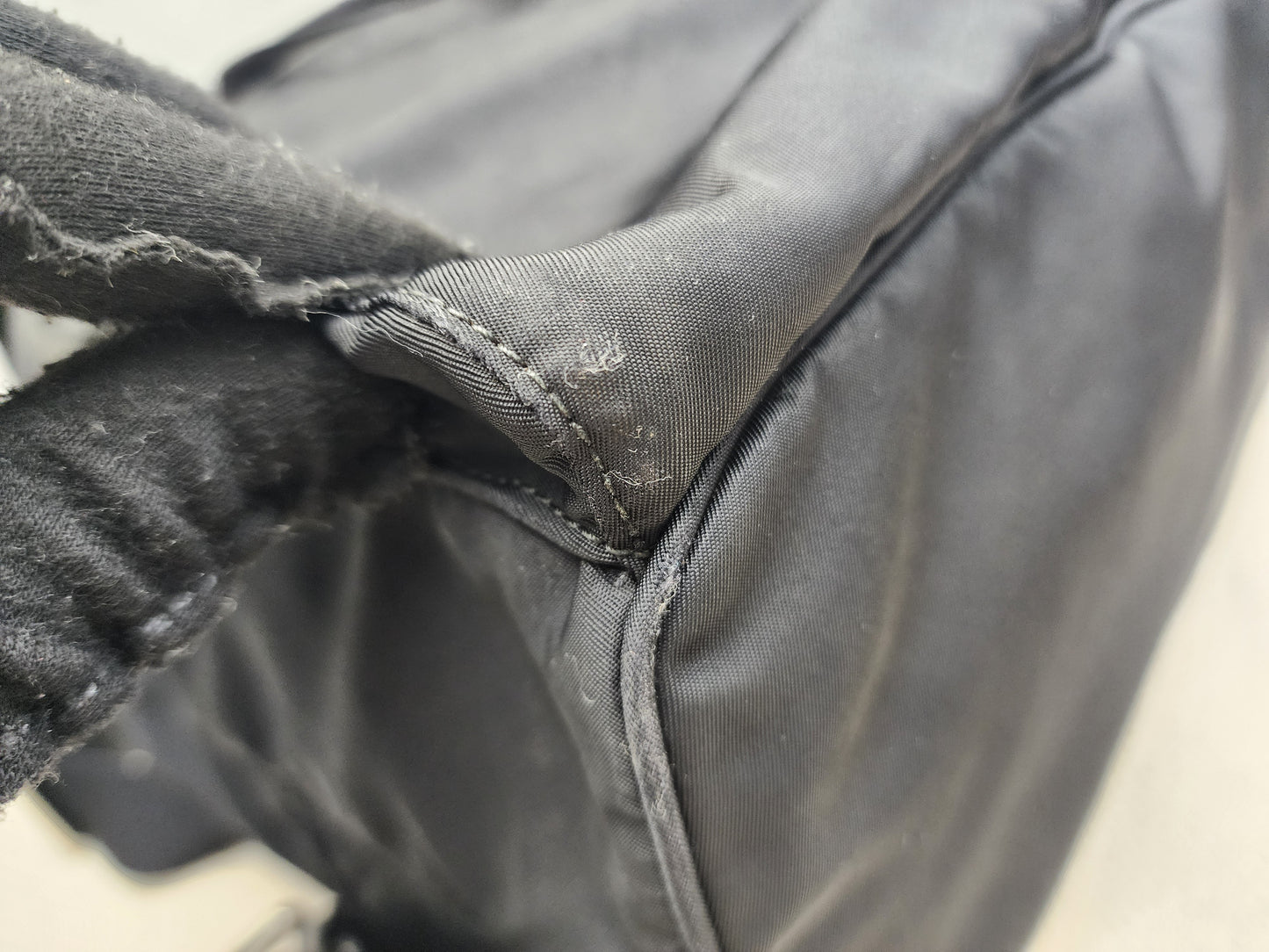 Prada Black Renylon Multi Pockets Backpack