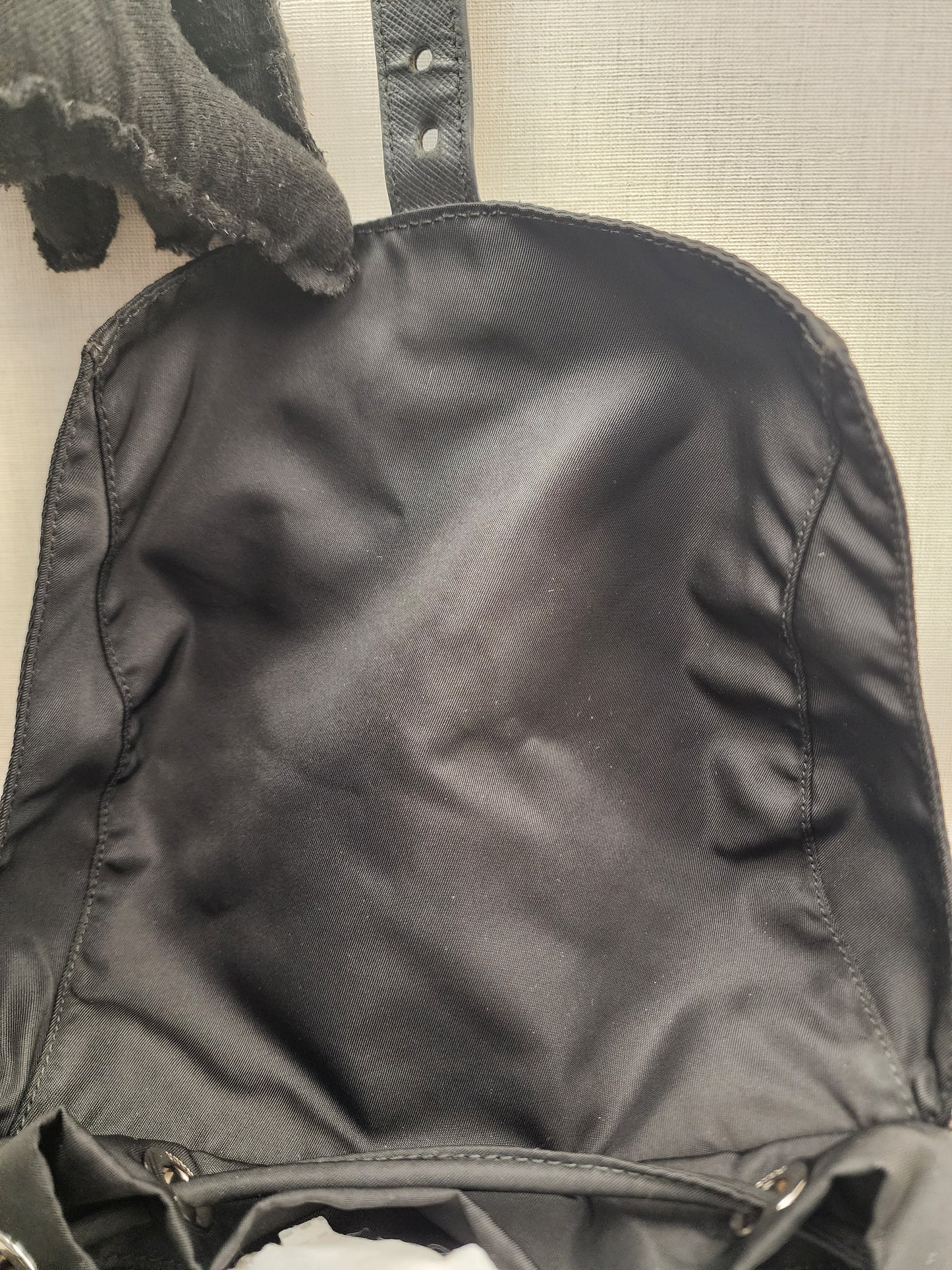 Prada Black Renylon Multi Pockets Backpack