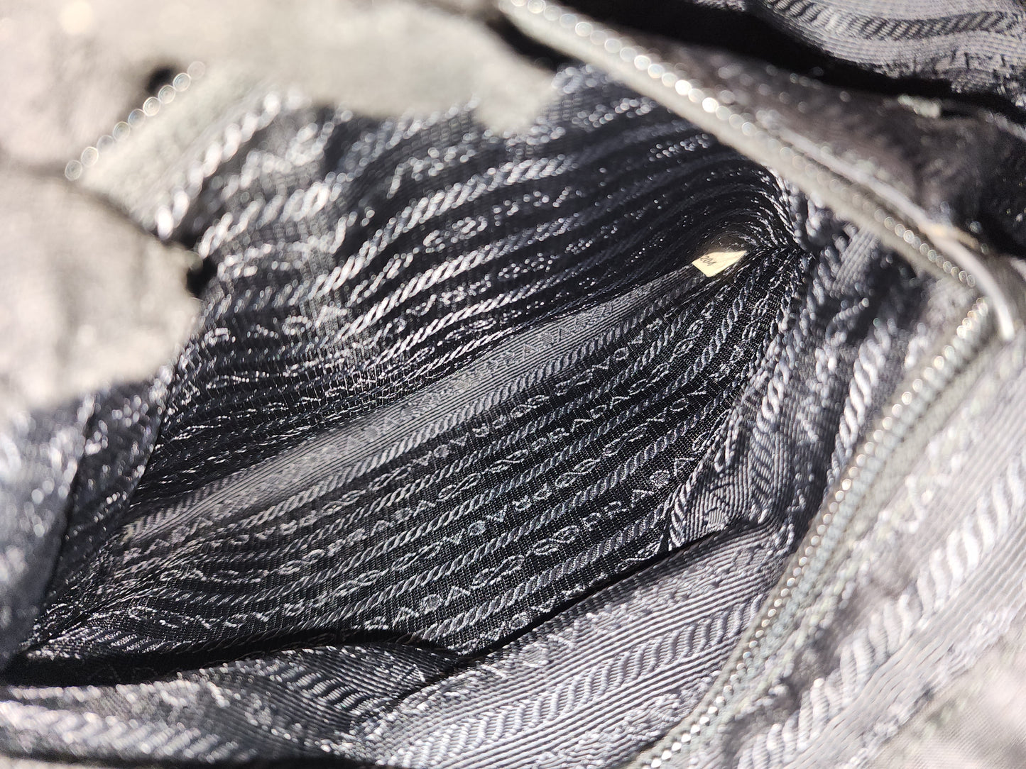 Prada Black Renylon Multi Pockets Backpack