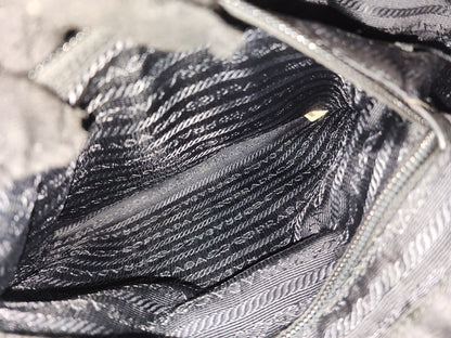 Prada Black Renylon Multi Pockets Backpack