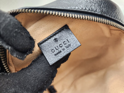 Gucci Black Marmont Round Chain Bag