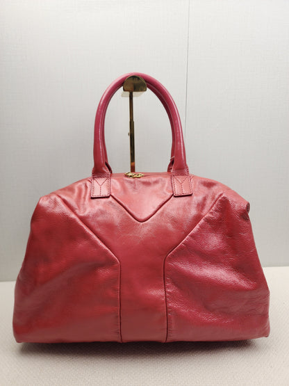 YSL Red Patent Medium Easy Y Bag