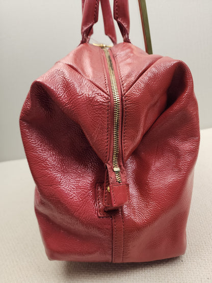 YSL Red Patent Medium Easy Y Bag