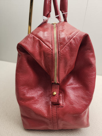 YSL Red Patent Medium Easy Y Bag