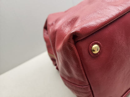 YSL Red Patent Medium Easy Y Bag