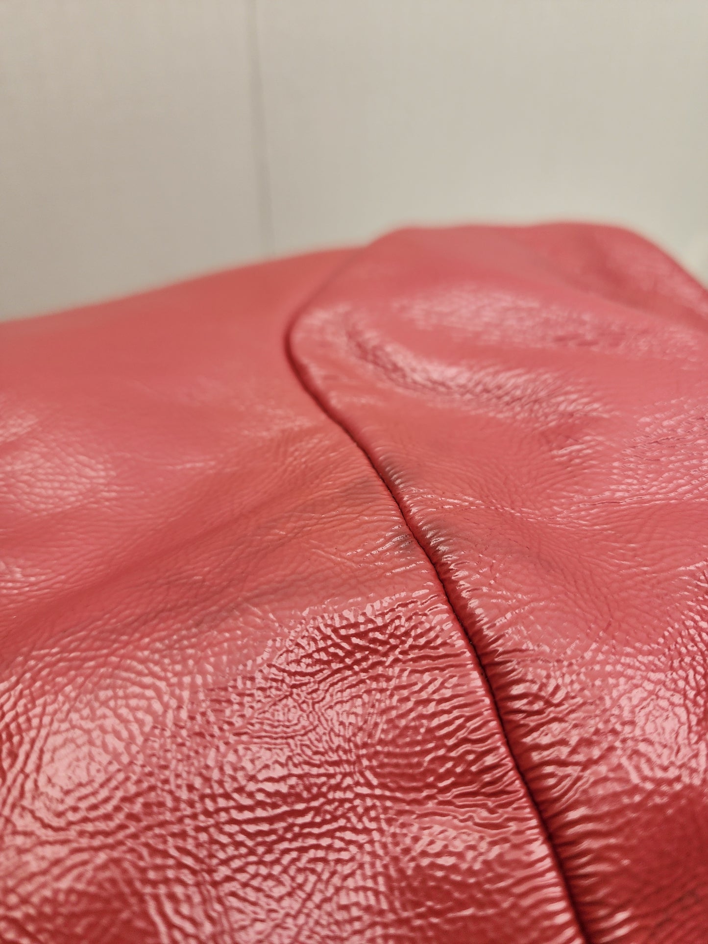 YSL Red Patent Medium Easy Y Bag