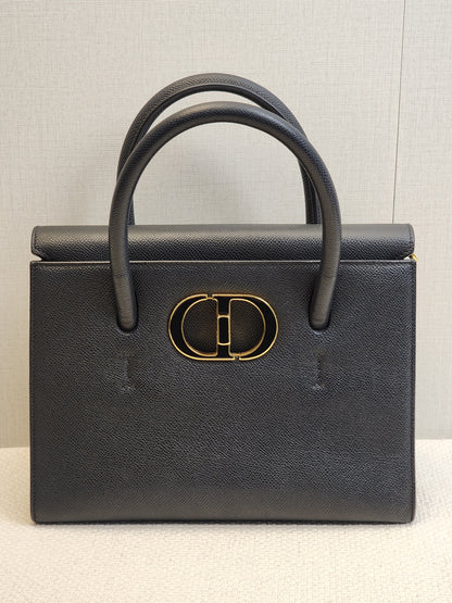 Dior Black Medium Grained Calfskin St.Honore Tote Bag (GHW)